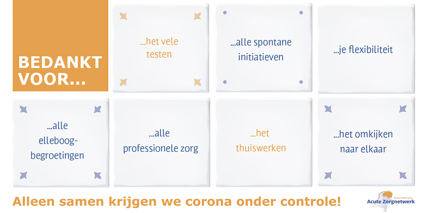 Nieuwsbericht: ROAZ Noord Nederland bedankt zorgmedewerkers en inwoners!
