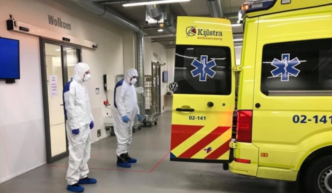 Nieuwsbericht: Ambulancezorg in Noord-Nederland in coronatijd